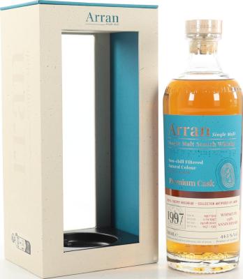 Arran 1997 Premium Cask Refill Sherry Hogshead Whisky.fr 25th Anniversary 44.5% 700ml