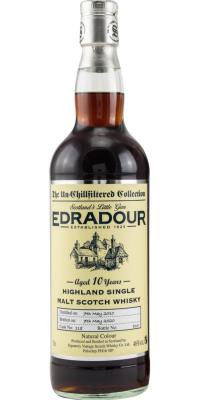 Edradour 2010 SV The Un-Chillfiltered Collection Sherry #118 46% 700ml