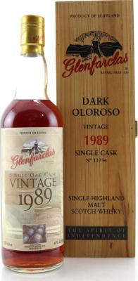 Glenfarclas 1989 Single Oloroso Cask #9438 46% 700ml