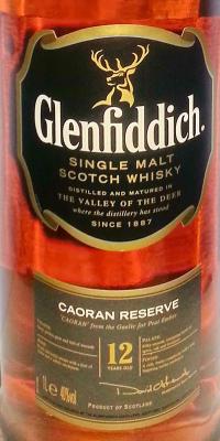 Glenfiddich Caoran Reserve 40% 1000ml