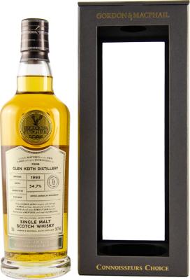 Glen Keith 1993 GM Connoisseurs Choice 24yo Refill American Hogshead #97124 54.7% 700ml