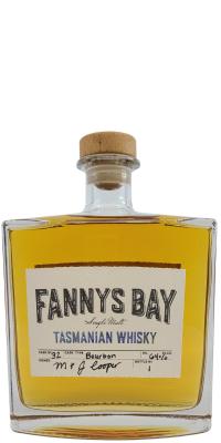 Fannys Bay Tasmanian Whisky Bourbon 64% 750ml