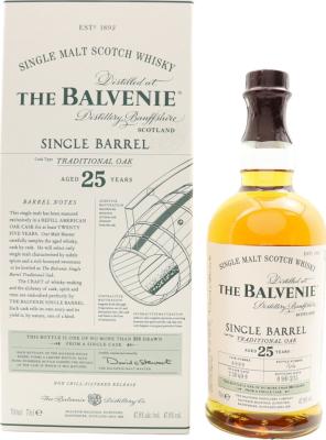 Balvenie 1989 Single Barrel Traditional Oak Cask no.6999 25yo #1869 47.8% 700ml