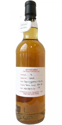 Springbank 2003 Duty Paid Sample For Trade Purposes Only Fresh Bourbon Barrel Rotation 246 57.8% 700ml