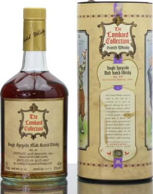 Glen Grant 1964 Lb The Lombard Collection #39 Oak Casks 23 30 46% 750ml