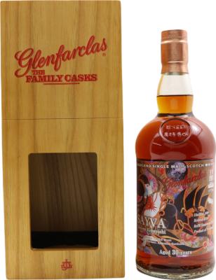 Glenfarclas 1990 Saga 30th anniversary Refill Hogshead #7075 Shinanoya 54.4% 700ml