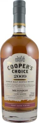 Miltonduff 2009 VM The Cooper's Choice 6yo #9304 55% 700ml