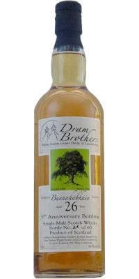 Bunnahabhain 1989 DBWS Tree Collection Bourbon Hogshead 5th Anniversary Bottling 48.1% 700ml