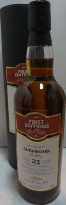 Auchroisk 1990 ED The 1st Editions Bourbon Cask 49.8% 750ml