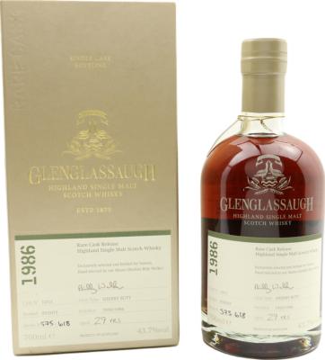 Glenglassaugh 1986 Sherry Butt 12/11 43.7% 700ml
