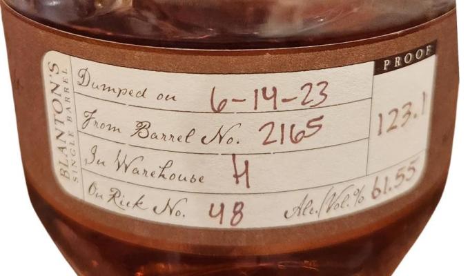 Blanton's Straight from the Barrel 61.55% 700ml