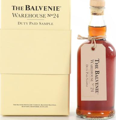 Balvenie 2001 Warehouse #24 Oloroso Butt #11270 Distillery only 61.7% 200ml