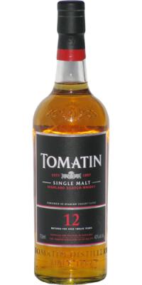 Tomatin 12yo Spanish Sherry Casks Finish 40% 750ml