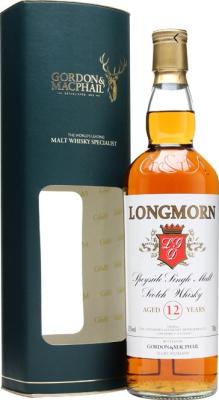 Longmorn 12yo GM Licensed Bottling 43% 700ml