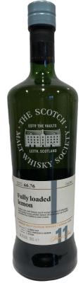 Glenlossie 2007 SMWS 46.76 Fully loaded lemon Refill Ex-Bourbon Hogshead 58.3% 700ml