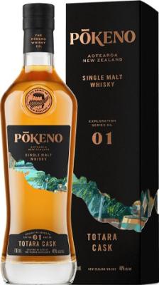 Pokeno Totara Cask Exploration Series #01 1st Fill Bourbon & Totara Barrel 46% 700ml