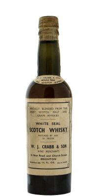 White Seal Scotch Whisky W.J. Crabb & Son Brighton 40% 380ml