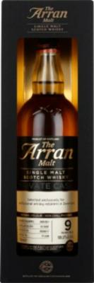 Arran 2007 Private Cask Bourbon Barrel 2007/821 Professional Whisky Retailers Denmark 58.2% 700ml