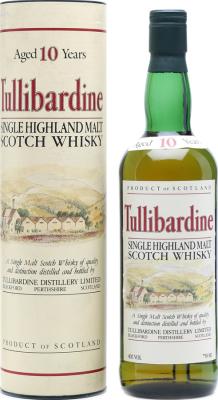 Tullibardine 10yo 40% 750ml