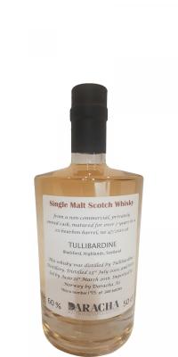 Tullibardine 2010 AcL ex-Bourbon Barrel 47/2010 Daracha Maltwhiskyspesialisten Norge 60% 500ml