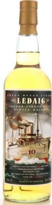 Ledaig 2008 Jw Great Ocean Liners 10yo Bourbon Cask <-023 Whisky Ship Zurich 2018 53.3% 700ml