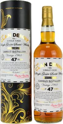 Cambus 1963 HH The Clan Denny Bourbon Barrel 49.7% 700ml