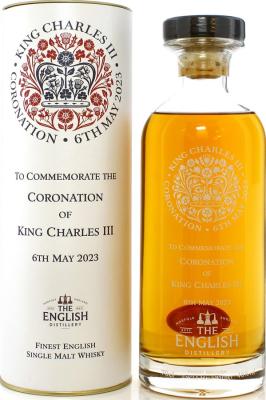 The English Whisky Coronation of King Charles III Royal Range Ex-bourbon & PX sherry 46% 700ml