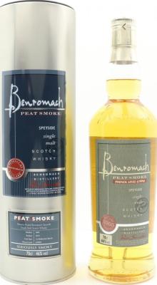 Benromach 2005 Peat Smoke 1st Fill Bourbon Barrels 46% 700ml