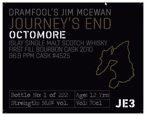 Octomore 2010 Df First Fill Bourbon 58.6% 700ml