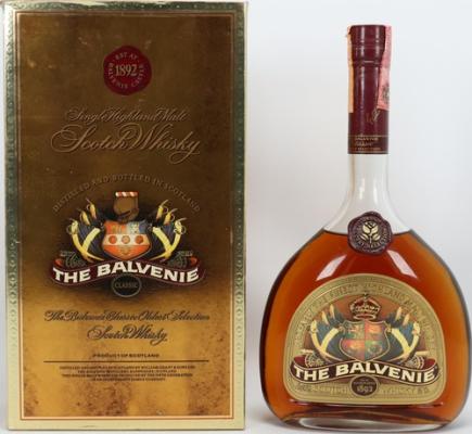 Balvenie Classic Oldest Selection Wine shaped bottling Rose 43% 750ml