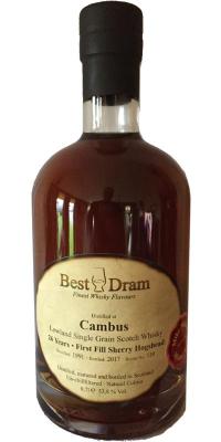 Cambus 1991 BD 1st Fill Sherry Hogshead 53.8% 700ml