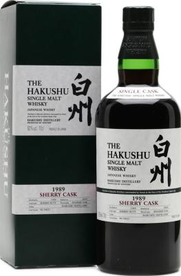 Hakushu 1989 Sherry Cask TWE 10th Anniversary 9O 50021 62% 700ml