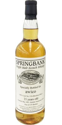 Springbank 1993 Private Bottling Bourbon Hogshead #124 Awico 55.7% 700ml