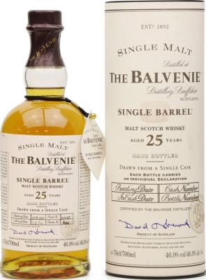 Balvenie 1974 Single Barrel Cask no.10137 25yo 46.9% 700ml