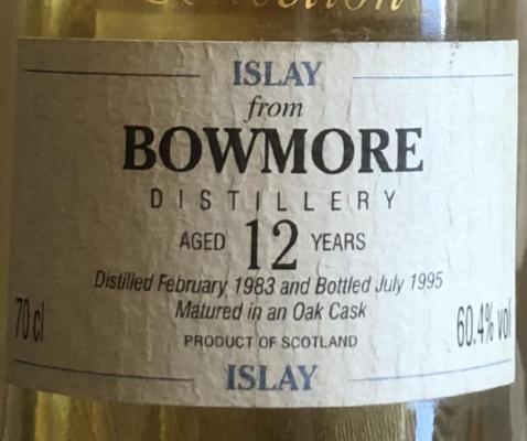 Bowmore 1983 CA Authentic Collection 60.4% 700ml