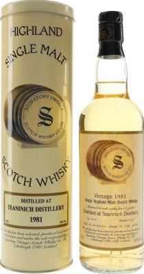 Teaninich 1981 SV Vintage Collection Oak Cask 89 587 101 89/587/101 43% 700ml