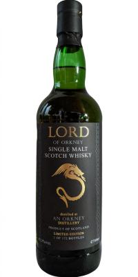 An Orkney Distillery 2008 Whk Lord of Orkney Pomerol Red Wine Cask 61.3% 700ml