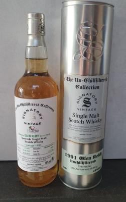 Glen Keith 1991 SV The Un-Chillfiltered Collection #73636 46% 700ml