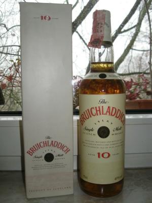 Bruichladdich 10yo White label Red letter cork stopper 40% 700ml