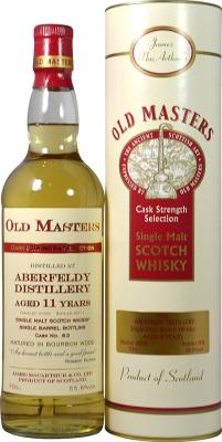 Aberfeldy 2000 JM Old Masters Cask Strength Selection #83 55.8% 700ml