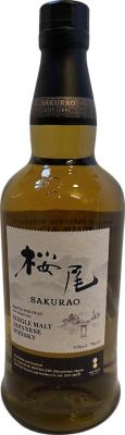 Sakurao 3yo Single Malt Japanese Whisky Travel Exclusive 43% 700ml
