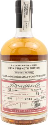 Strathisla 1997 Chivas Brothers Cask Strength Edition Batch SI 15 011 58.7% 500ml