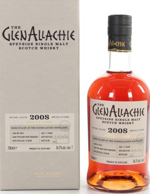 Glenallachie 2008 Single Cask Distillery Exclusive Ruby Port Hogshead #5923 54.2% 700ml
