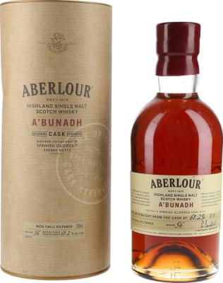 Aberlour A'bunadh batch #56 Oloroso Sherry Butts 61.2% 700ml