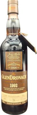 Glendronach 1992 Cask Bottling Pedro Ximenez Puncheon Singapore Changi Airport 48.9% 700ml