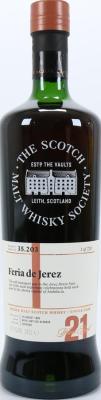 Glen Moray 1996 SMWS 35.203 Feria de sherry Refill Ex-Oloroso Sherry Butt 60.1% 700ml