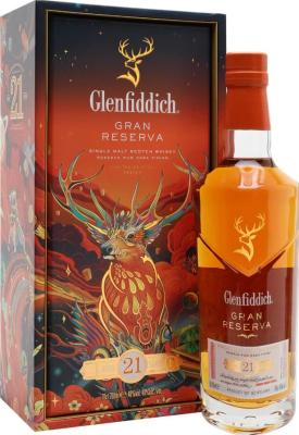 Glenfiddich 21yo Reserva Rum Cask Finish Chinese New Year 2022 40% 700ml