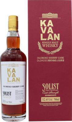 Kavalan Solist Oloroso Sherry Cask 52.4% 700ml