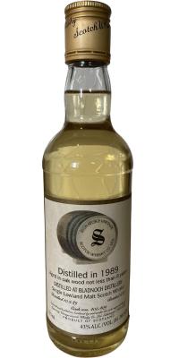 Bladnoch 1989 SV Vintage Collection Oak Casks 405 409 43% 350ml