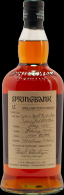 Springbank 1997 9yo Bourbon 3yo Claret D&M Wines 54.4% 750ml